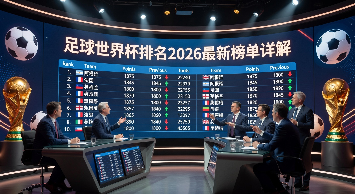 足球世界杯排名2026最新榜单详解